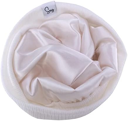 Jersey Beanie Hat for Newborn Baby Boys Girls Silky Satin Lined Hats Bonnet Toddler Infant Little Kids Beanies Caps - Image 3