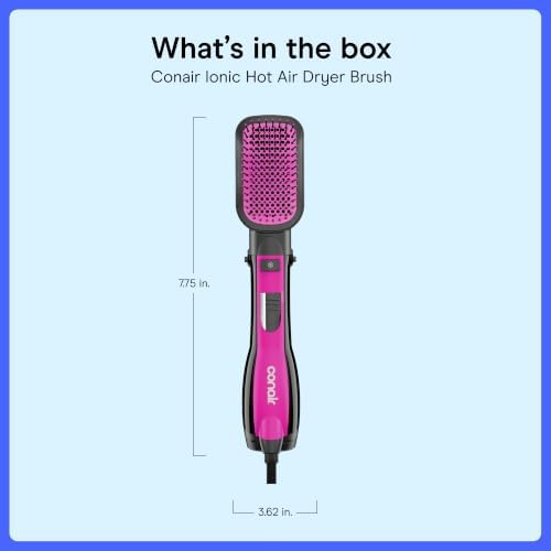 Conair All-in-One Hot Air Brush, Ionic Technology, Mixed Bristles, 1000W - Image 7