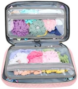 MICOM Hanging Hair Accessories Storage Bag for Girls, Hair Bow Organizer - Image 5
