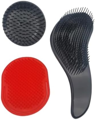 Wave Detangling Brush Set for Curly Hair, Thick, Straight & Natural Hair - Gentle Detangler Hair Brush for Women, Kids & Toddlers with Flexible Bristles -Hairbrush for Wet & Dry detangle - Image 2