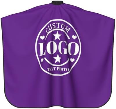 Custom Barber Cape Customized Haircut Capes Logo Text Photo Salon Hairdressing Apron for Home and Barbershop - Image 2