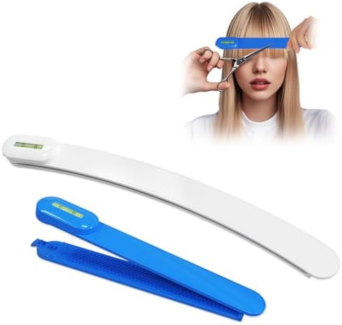 Professional Hair Styling Tools: DIY Layering and Trimming Kit with Clips, Guide for Bangs, Layers, Split Ends - Blue by TagRecove