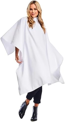 Betty Dain Lightweight Crinkle Nylon Hair Cutting/Styling Cape, Water Resistant, Washable, Snap Closure by BettyDain