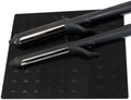 Colortrak Heat-Resistant Styling Station Mat, Silicone, 9" x 11", Black by Colortrak