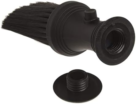 Diane Neck Duster Brush for Hair Cutting, Removes Loose Hair from Neckline and Ears, Barber Supplies and Salon Accessories, Soft Nylon Bristles, Stand Up Base, 6.25” wtih Powder Dispenser - Image 3