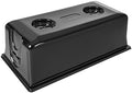 SUNPACK Sundome Plastic Multi-Vented Blackout Humidity Dome, Black, 7" - Ideal for Greenhouses or Indoor Gardening, Able to Adjust Humidity with Vents by SUNPACK