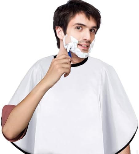 Short Barber Cape,Salon Apron for Hair Cutting Dye Coloring,Black - Image 5