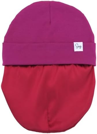 Jersey Beanie Hat for Newborn Baby Boys Girls Silky Satin Lined Hats Bonnet Toddler Infant Little Kids Beanies Caps - Image 5