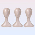 STUDIO LIMITED Plastic Mannequin Head Nude 16 Inch 3 Pack for Wig Display by STUDIOLIMITED