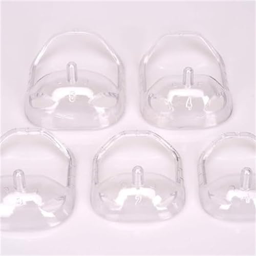 Beard Shaper Goatee Mustache Grooming Tool Face Hair Styling Template for Man - Transparent - 5 PCS/Set (Transparent) - Image 5