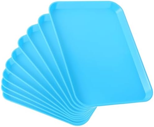 JMU 10 Pcs Blue Dental Procedure Trays Autoclavable Size B 13.25" X 9.75" by JMU