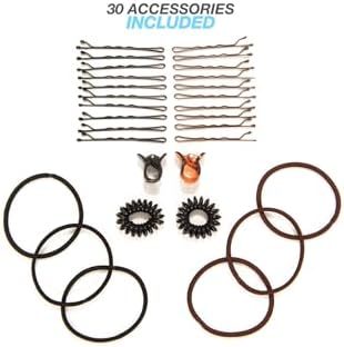 BeautyHak PAK Travel Hair Brush with 30 Hair Accessories, Built in Storage - Image 6