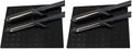 Colortrak Heat-Resistant Styling Station Mat, 9" x 11", Black, 2 Pack by Colortrak