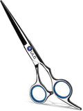 Hair Cutting Scissors, ULG Professional Hair Scissors 6.5 inch Right-Hand Razor Edge Barber Shears Salon Hair Cutting Shears Made of Japanese Stainless Steel, Hand Sharpened Blue by ULG