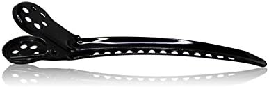 Framar Black Tight Tension Clips For Hair, Set of 4 Professional Hair Clips - Image 3