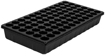 SUNPACK 21" x 11" Heavy Duty 72-Cell Circular Insert Tray, Black, 2.5" (Pack of 30) - Ideal for Greenhouses or Indoor Gardening - Holds Up to 72 Different Seeds - Image 3