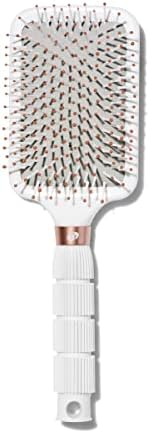 T3 Smooth Paddle Brush | Cushioned Body and Wide Flat Base for Gentle Styling | Heat Resistant Bristles by Unknown