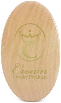 CQP Medium Firm Premium Curved Mixed Boar Bristle Hairbrush (Light Oak) - Image 3