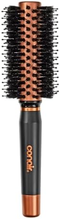 Conair Round Hair Brush, Quick Dry Copper, Boar & Nylon Bristles by conair