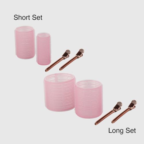 CALISTA Volumizing Soft-Grip Heatless Hair Rollers,18 Pc Set (Long Set) - Image 3