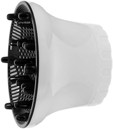 Hair Dryer Diffuser Attachment Large Hood Style Plastic White by Unknown