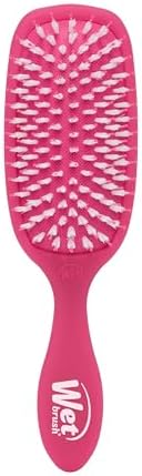 Wet Brush Smooth Styler Hair Brush, Pink Frost, Exclusive Ultra-soft IntelliFlex Bristles, Synthetic Boar Bristles, Shiny And Smooth, For All Hair Types, For Women, Men, Wet And Dry by WetBrush