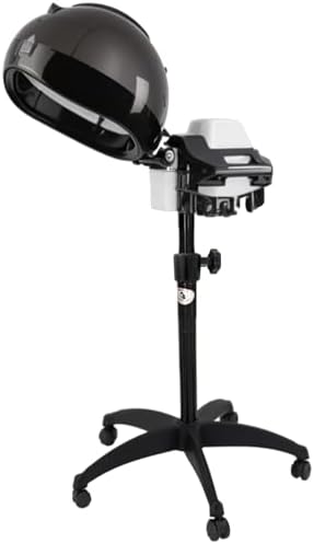 Salon Professional Standing Black Hooded Hair Steamer,deep Conditioning spa by OIYALI