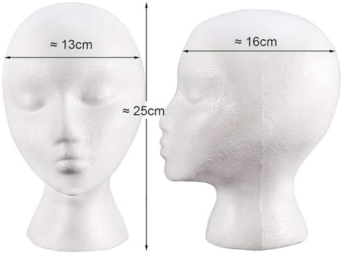 Mannequin Head for Wigs - Professional Wig Stand with Head - Image 2