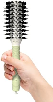 Olivia Garden NewCycle Professional Hair Brush is made from 100% recycled materials (except bristles and cushion), styles all hair types quickly and creates long lasting styles - Image 2