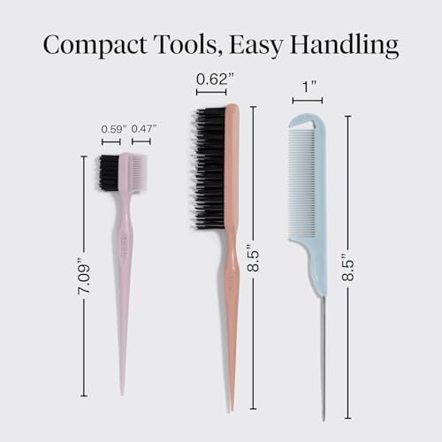 Kitsch Slick Back Hair Brush – Slick Back Brush for Styling - Image 4