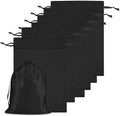 6Pcs Wig Bags Storage,Wig Bag with Satin Drawstring Wigs Travel Bag for Wigs Extension Bundle(Black) by Unknown