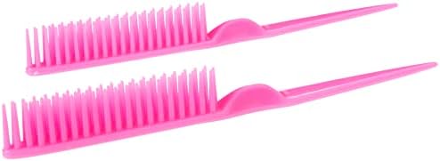 CocoBlack Naturals 3 Row Styling Comb For Detangling, Defining And Separating Curls (Pink) by CocoBlackNaturals