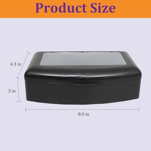 Nail Tool Sterilizer Box, Plastic Sterilization Tray for Tweezer, Eyelash Extensions, Hair Salon, Spa, Nail Implement - Image 3