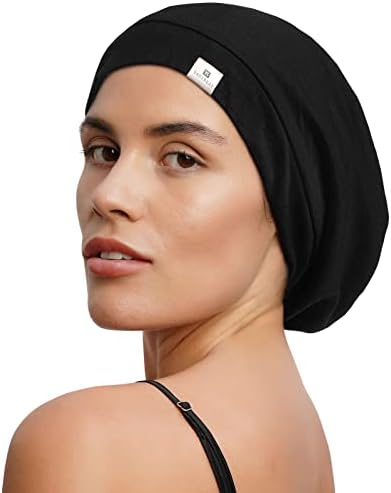 YANIBEST Slouchy Beanie Hat Satin Lined Sleep Cap Chemo Headwear Caps - Image 2
