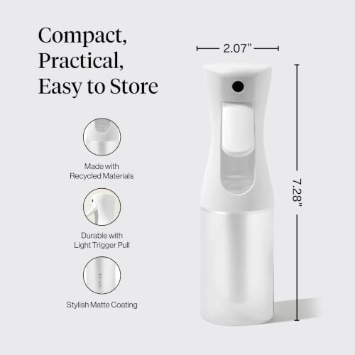 Kitsch Continuous Spray Bottle for Hair – White, 150ml - Image 4