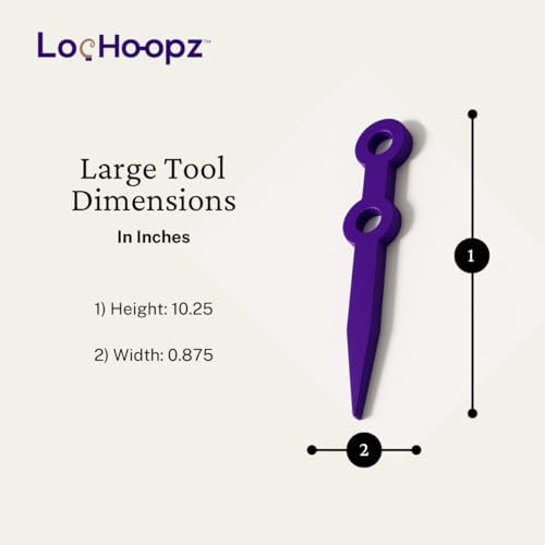 – 10 Long Hair Foam Curling Loops for Microlocs & Sisterlocks, No Heat Hair Curlers for Natural Curls, Soft Sleep-Friendly Rollers for Textured Hair. - Image 3
