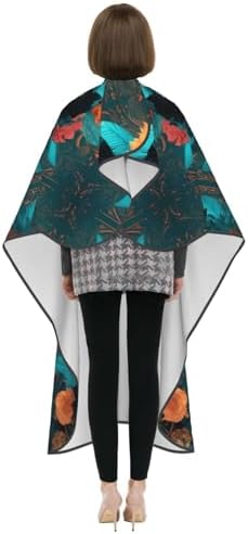 Skull Vintage Hair Cutting Barber Cape Hair Salon and Dyeing Styling Cloth for Women/Men - Image 3