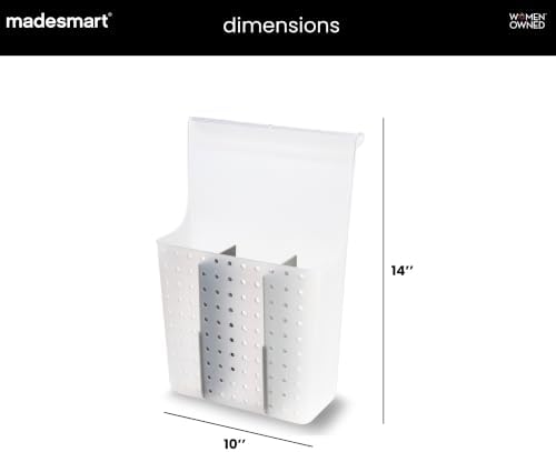 madesmart Hanging Hair Tools Organizer, Frost - Image 6