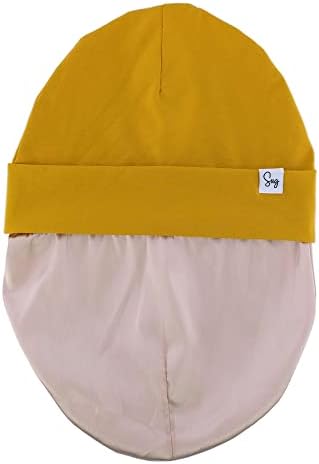 Jersey Beanie Hat for Newborn Baby Boys Girls Silky Satin Lined Hats Bonnet Toddler Infant Little Kids Beanies Caps - Image 4