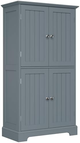 ChooChoo Bathroom Floor Cabinet with Adjustable Shelves by ChooChoo
