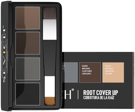 Sevich 4-Color Hairline Palette, Root Touch Up, Black Series by SEVICH
