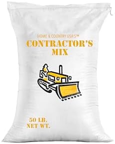 Contractors Choice Grass Seed 50lb, Premium Lawn Seeds for Full Sun Shade Bare Spots and High Traffic, Fast Germinating Dense Turf Coverage Repair Overseeding by HomeandCountryUSA