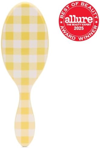 Wet Brush Original Detangler, Golden Gingham (Coastal Charm), Ultra-Soft IntelliFlex Bristles Glide Through Tangles, Detangling Hair Brush (Wet & Dry), Women & Men, Limited Edition - Image 2