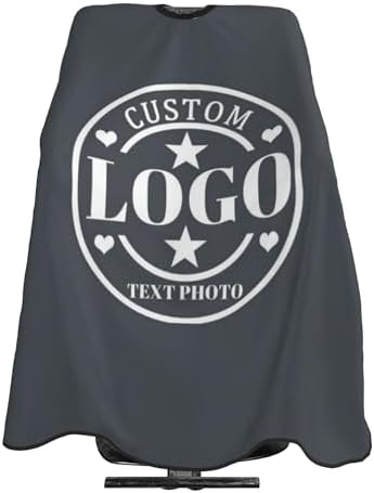 Custom Barber Cape Customized Haircut Capes Logo Text Photo Salon Hairdressing Apron for Home and Barbershop by Custom
