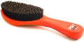 360 Wave Brush, Curved SOFT 100% Boar Bristle, AGENT ORANGE, Waterproof by Unknown