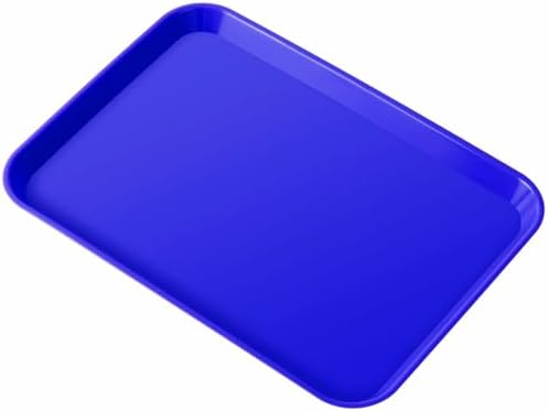 JMU Royal Blue Dental Procedure Trays Flat Trays Size B 13.25" X 9.75" by JMU