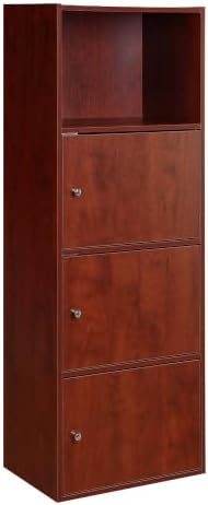 Convenience Concepts Xtra Storage 3-Door Cabinet, Cherry, 16.5" by ConvenienceConcepts