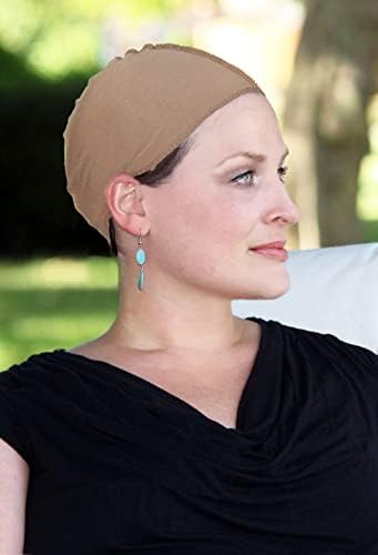 Hats Scarves & More Bamboo Wig & Hat Liner Chemo Hair Loss Moisture Wicking - Image 2