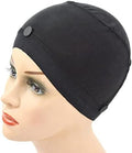 YANTAISIYU 1 Piece Wig Cap Black Dome Cap with Silicone Non-slip Wig Cap Elastic Wig Caps for Making Wig by YANTAISIYU