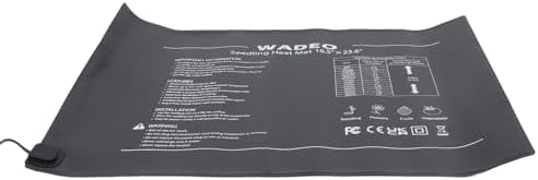 Fdit Seedling Heat Mat, 16.5x23.6 Inch IP67 PVC Plant Heating Pad (US by Fdit